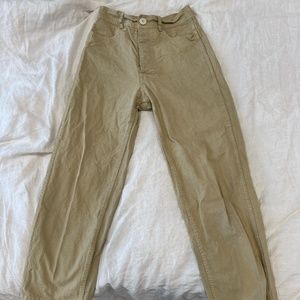 Jesse Kamm Sailor Pant- Khaki sz 6 (hemmed)